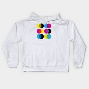 Main colors circles Kids Hoodie